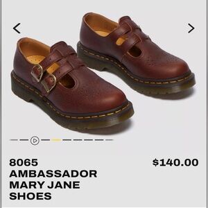 Dr. Martens Ambassador Mary Jane Shoes size 7, like new